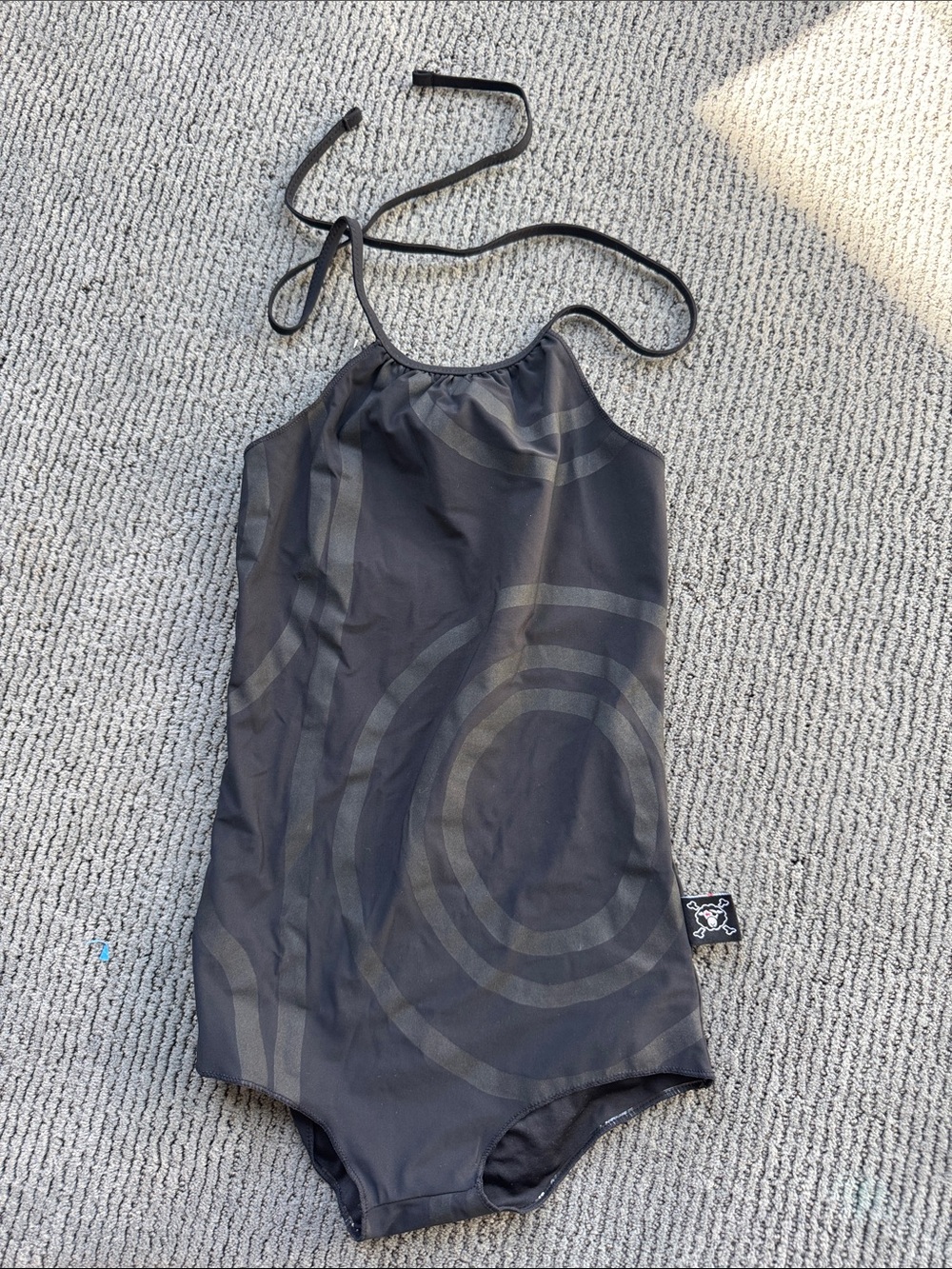 nununu Black One-Piece Kids Swim